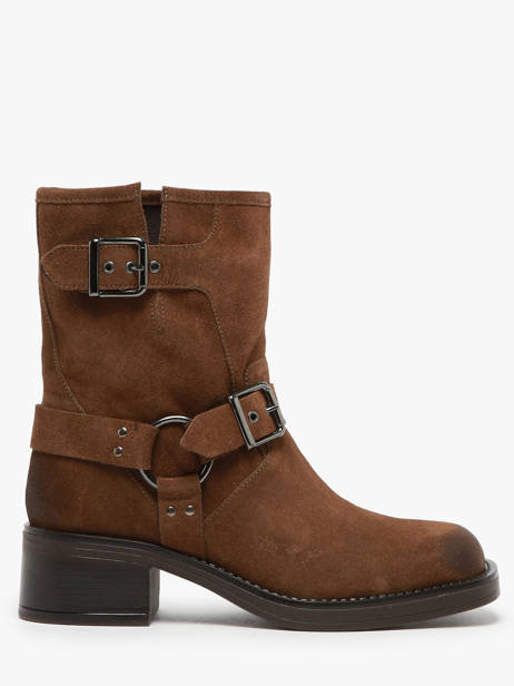 Bottes En Cuir We do Marron women CO99895