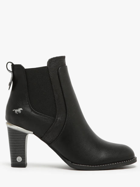 Heeled Boots Mustang Black women 1470503