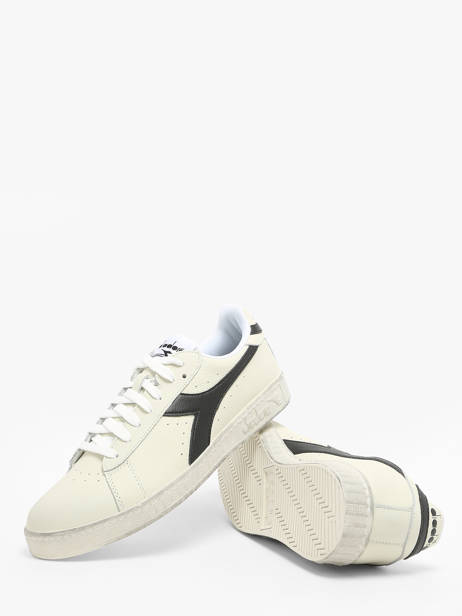 Sneakers Game Low Wax En Cuir Diadora Blanc unisex 178301 vue secondaire 3