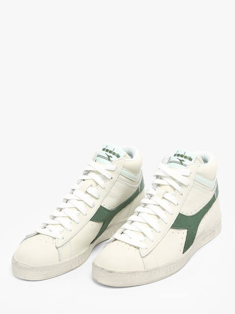 Sneakers Montante Game High Waxed En Cuir Diadora Blanc unisex 1180187 vue secondaire 1