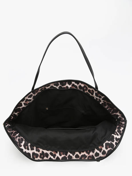 Shoulder Bag Leopard Nylon Miniprix Beige leopard BV24645 other view 2