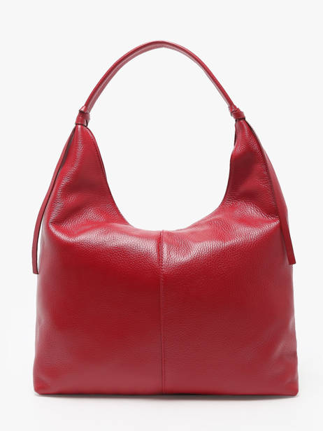 Sac Porté épaule Caviar Cuir Milano Rouge caviar CA24091 vue secondaire 4