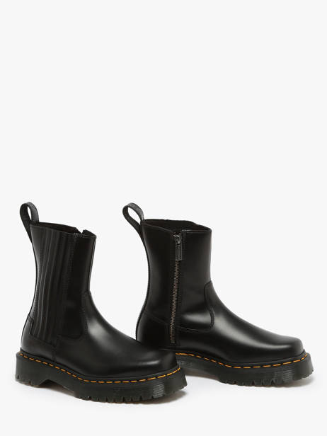 Boots In Leather Dr martens Black women 31950001 other view 1