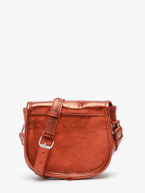 Sac Bandoulière Le Bohemien Ginger Cuir Paul marius Orange ginger BOHEMGIN vue secondaire 4