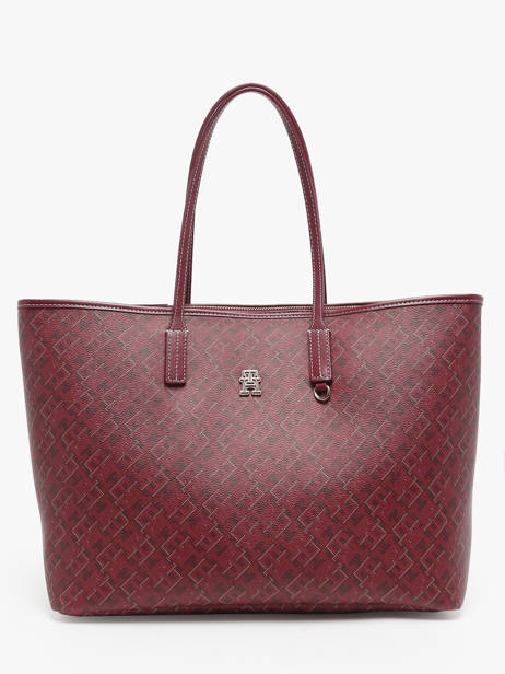 Sac Porté épaule Th Monoplay Polyurethane Tommy hilfiger Rouge th monoplay AW16441