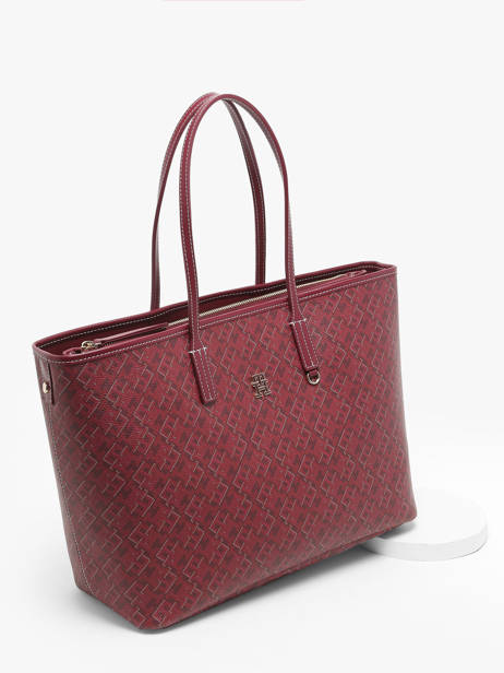 Sac Porté épaule Th Monoplay Polyurethane Tommy hilfiger Rouge th monoplay AW16441 vue secondaire 2