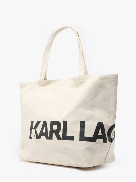 Shopping Bag K Essential Cotton Karl lagerfeld Beige k essential 246W3886 other view 2