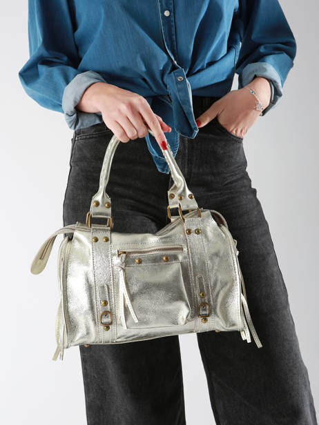 Shoulder Bag Nine Leather Milano Gold nine NI24092 other view 1