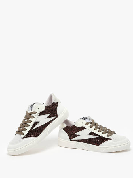 Sneakers Taline In Leather Semerdjian White women TALIN305 other view 3