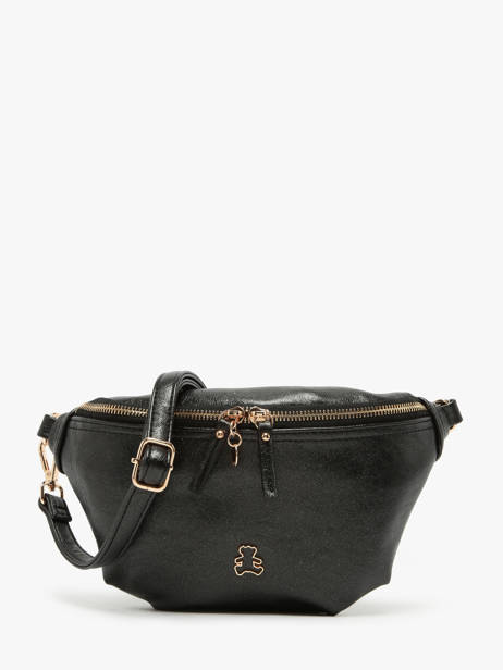 Sac Banane Lulu castagnette Noir bright WITLEY