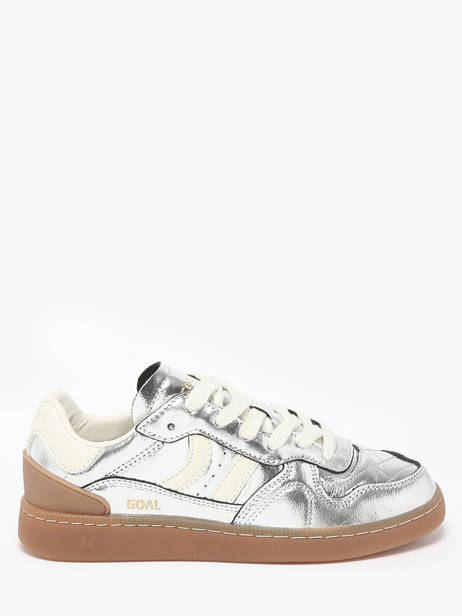 Sneakers Goal In Leather Coolway Silver accessoires 7683172