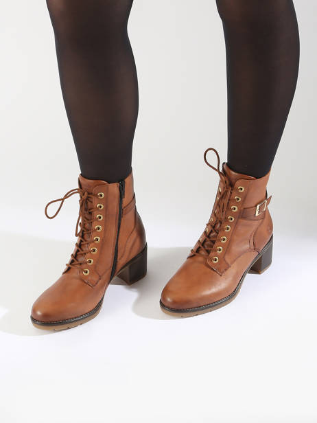 Bottines En Cuir Remonte Marron women 24 vue secondaire 1