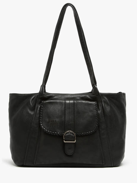 Sac Porté épaule Utility Cuir Basilic pepper Noir utility BUTI07