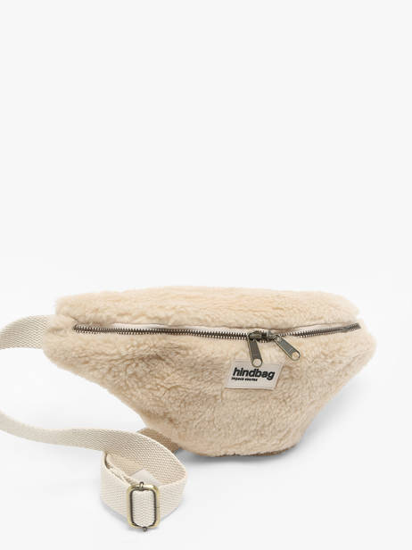 Sac Banane Hindbag Beige fourrure F vue secondaire 2