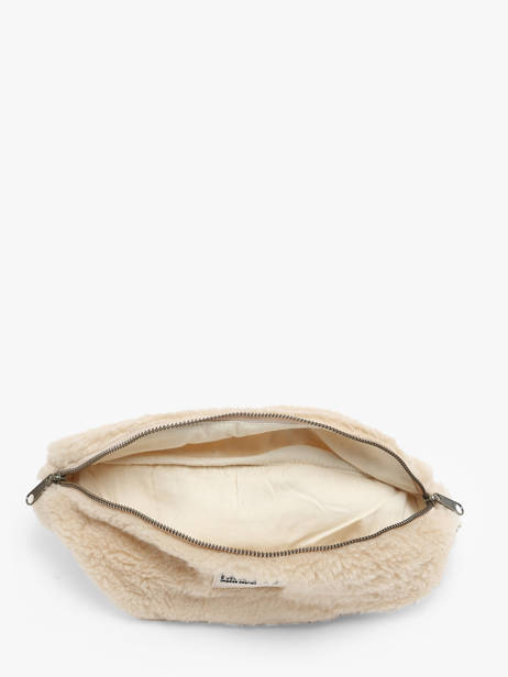 Sac Banane Hindbag Beige fourrure F vue secondaire 3