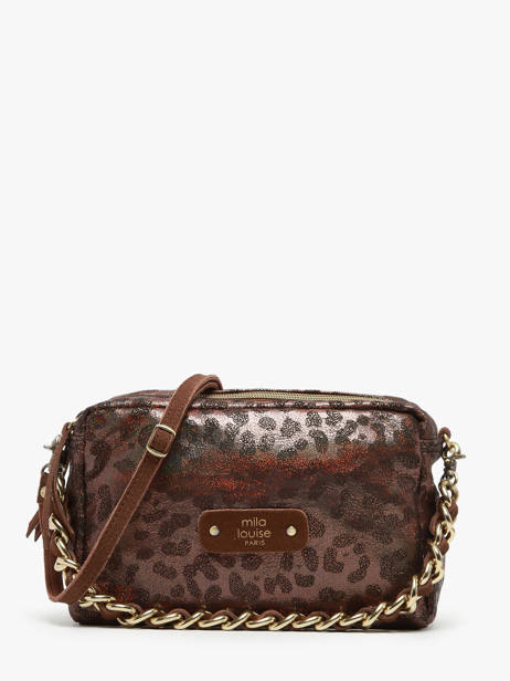 Sac Bandoulière Sl2 Leopard Mila louise Marron sl2 leopard 23673SL2