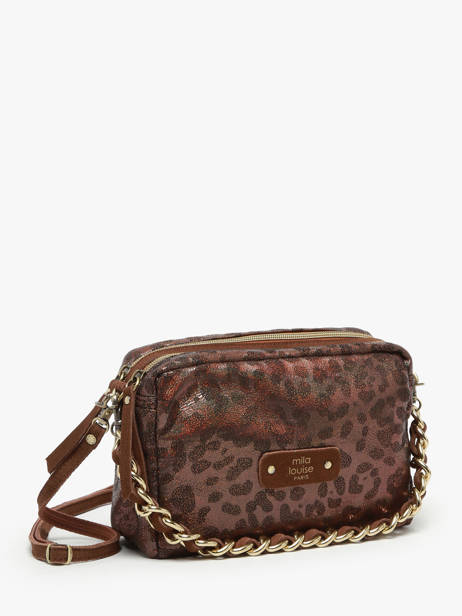 Sac Bandoulière Sl2 Leopard Mila louise Marron sl2 leopard 23673SL2 vue secondaire 2