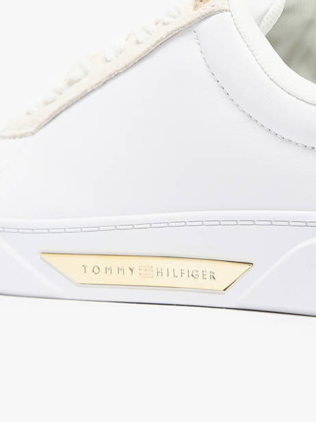 Sneakers En Cuir Tommy hilfiger Blanc women 8382YBS vue secondaire 3