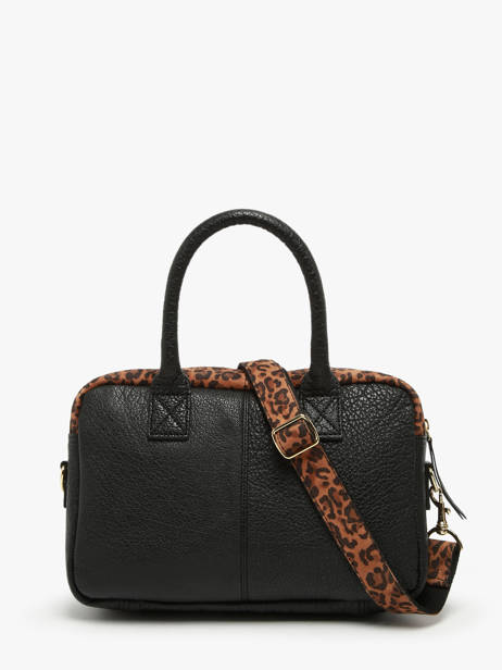 Sac Bandoulière Leopard Paul marius Marron leopard DANDSLEO vue secondaire 3