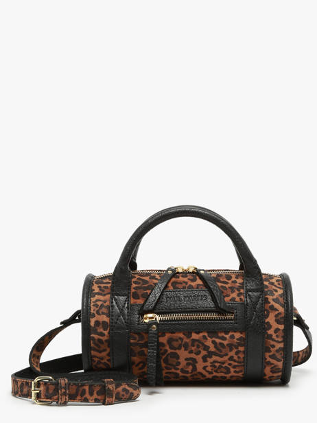 Sac Bandoulière Leopard Paul marius Marron leopard CHARILEO