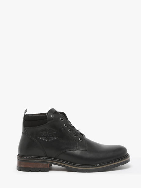 Boots Equilibre In Leather Redskins Black men EQUILIBR