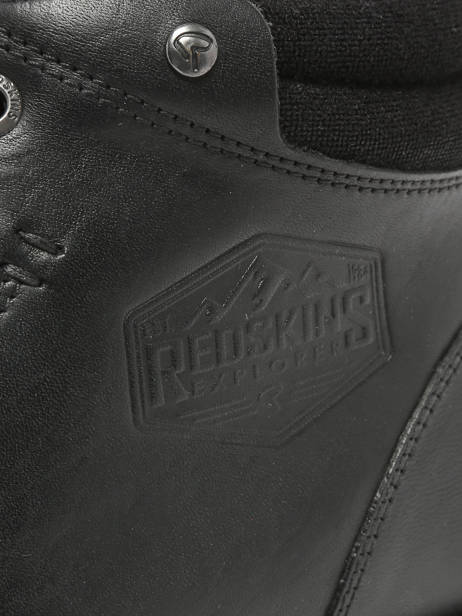 Boots Equilibre In Leather Redskins Black men EQUILIBR other view 2