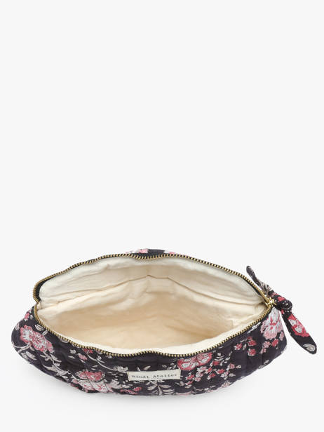 Sac Banane Bindi atelier Noir floral SBA vue secondaire 2