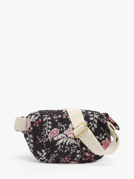 Sac Banane Bindi atelier Noir floral SBA vue secondaire 3