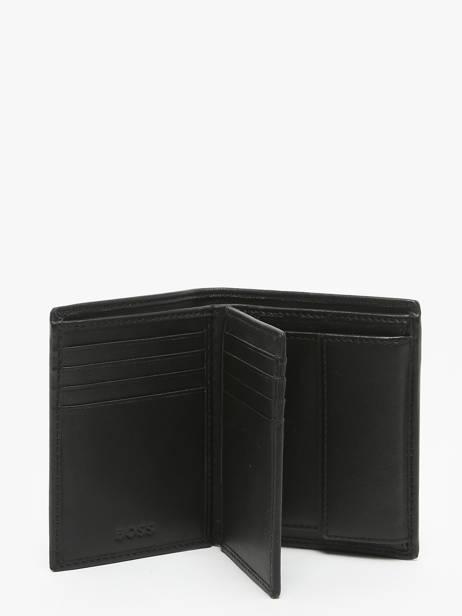 Portefeuille Porte-monnaie Cuir Hugo boss Noir smooth HLG403A vue secondaire 1