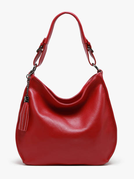 Sac Porté épaule Caviar Cuir Milano Rouge caviar CA24069