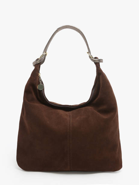 Sac Porté épaule Velvet Milano Marron velvet VE24092