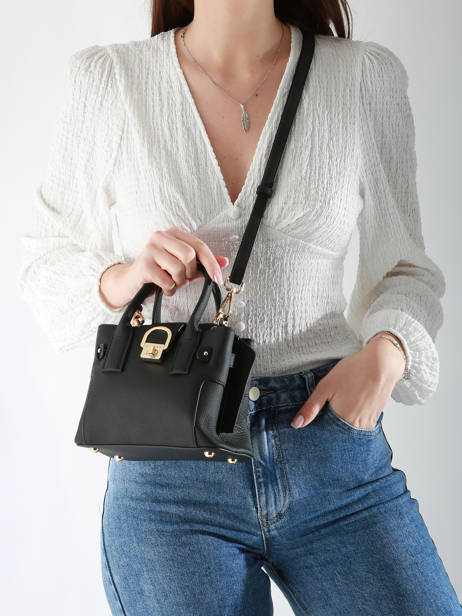 Crossbody Bag Xs Equestre Leather Etrier Black equestre EEQT142X other view 1