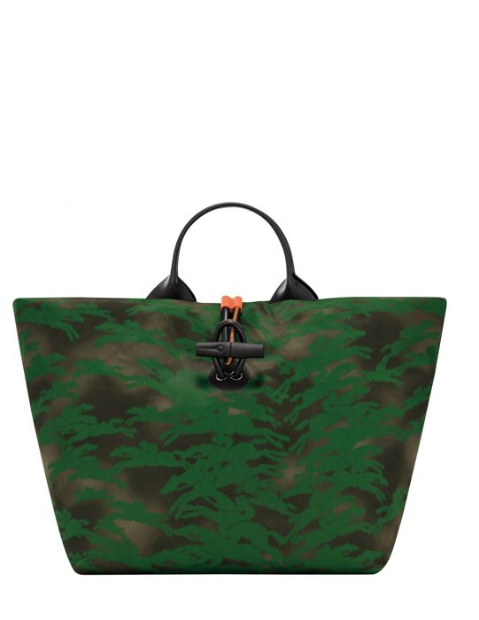 Longchamp Le roseau camo Sacs porté main Marron