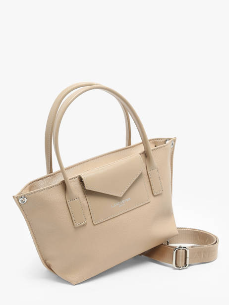 Sac Bandoulière Maya Cuir Lancaster Beige maya 88 vue secondaire 1