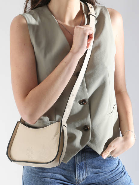 Shoulder Bag Foudre Leather Etrier Beige foudre EFOD089S other view 1