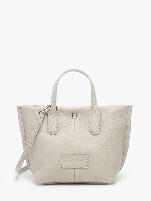 Longchamp Essential cuir Sacs porté main Beige