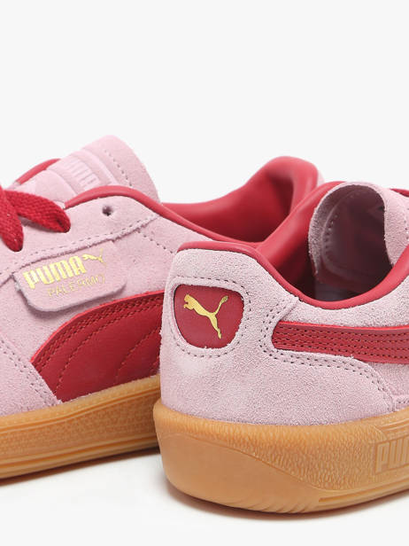 Sneakers In Leather Puma Pink women 39646350 other view 2