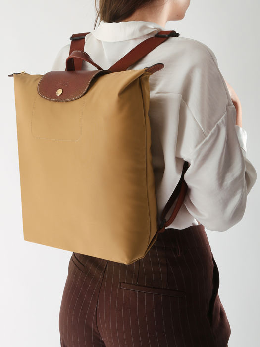 Longchamp Le pliage original Backpack Brown