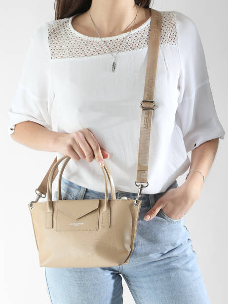 Shoulder Bag Maya Leather Lancaster Beige maya 88 other view 1