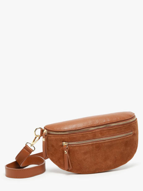 Belt Bag Milano Brown velvet caviar VC24111 other view 2