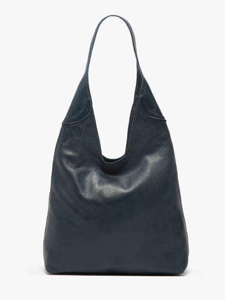 Sac Porté épaule Cow Cuir Basilic pepper Bleu cow BCOW2M