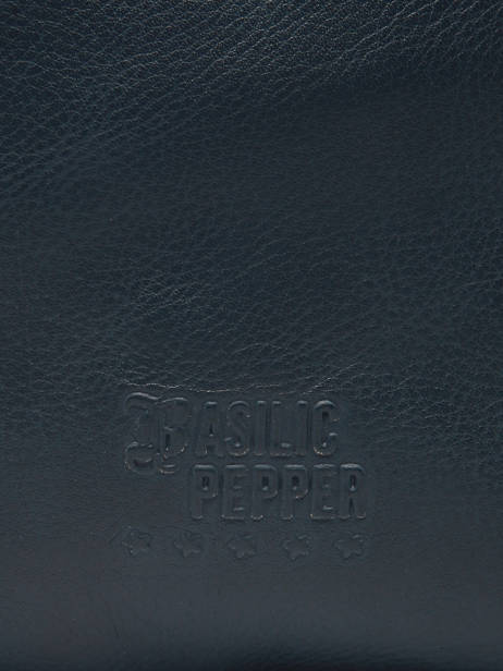 Shoulder Bag Cow Leather Basilic pepper Blue cow BCOW2S other view 5