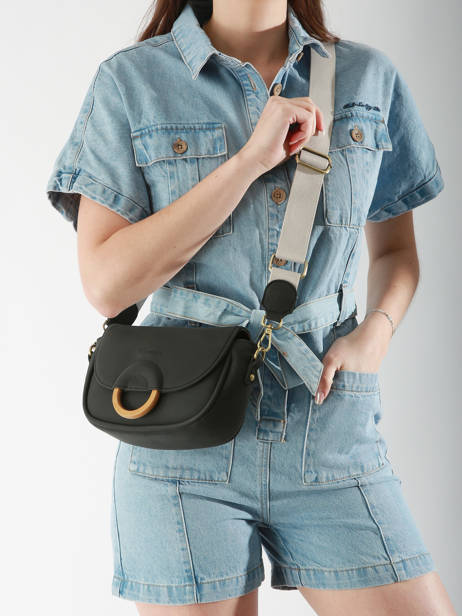 Sac Bandoulière S Crocus Woomen Noir crocus WCRO03 vue secondaire 1