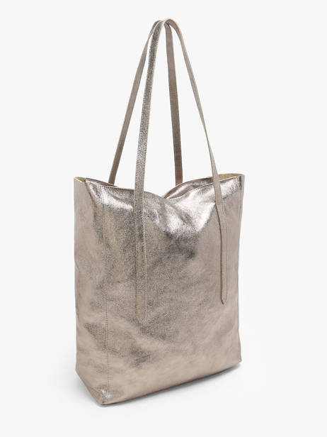 A4 Size Shoulder Bag Nine Leather Milano Brown nine NI24111 other view 2