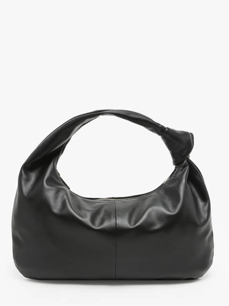 Shoulder Bag Sauvage Leather Milano Black sauvage SA24114