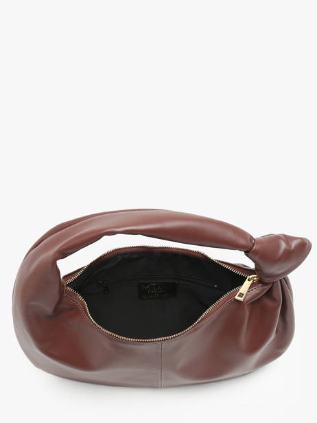 Shoulder Bag Sauvage Leather Milano Violet sauvage SA24114 other view 3