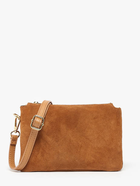 Shoulder Bag Velvet Caviar Milano Brown velvet caviar VC24117