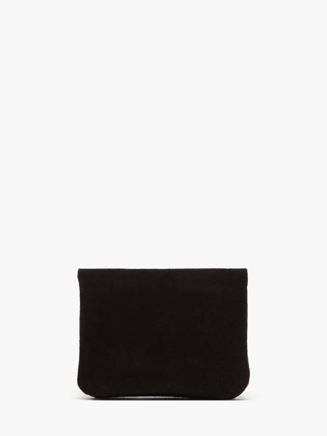 Coin Purse Leather Milano Black velvet VE23091 other view 2