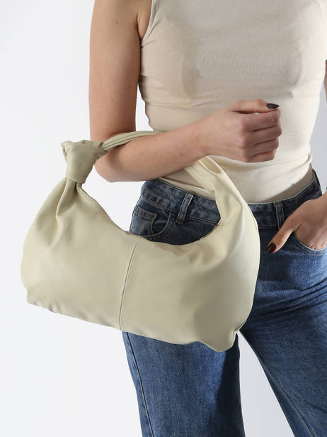 Shoulder Bag Sauvage Leather Milano Beige sauvage SA24114 other view 1