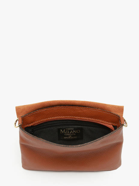 Shoulder Bag Velvet Caviar Leather Milano Brown velvet caviar VC24114 other view 3